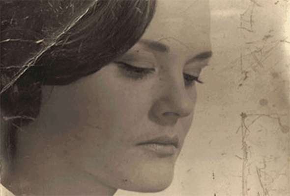 Before: Heavily Damaged Vintage Photo with Stains, Tears, and Mold