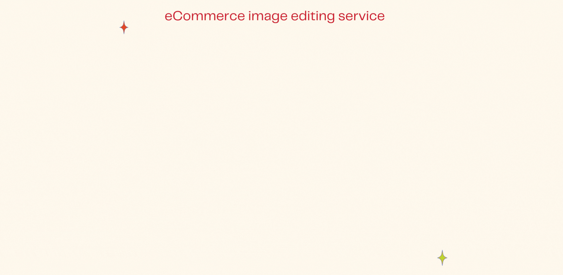 Text promoting image editing services