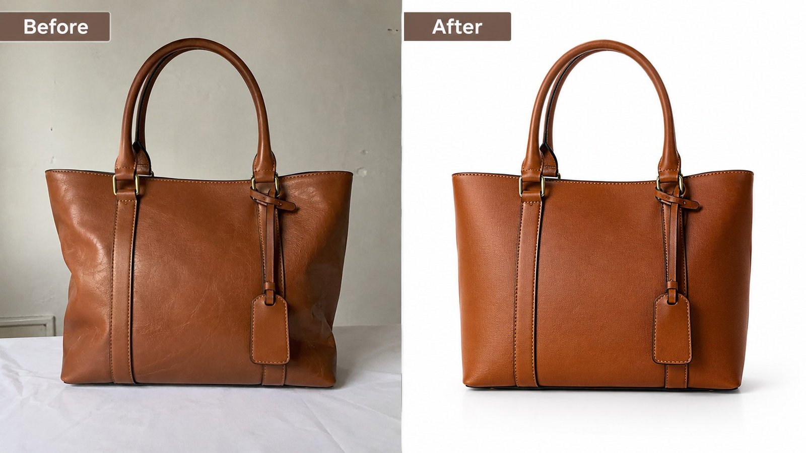 Bag transformation before and after