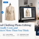 Clothing photo editing process explained