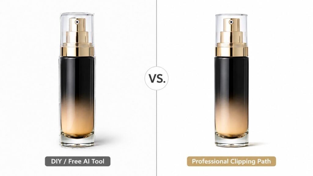 DIY vs professional image editing comparison