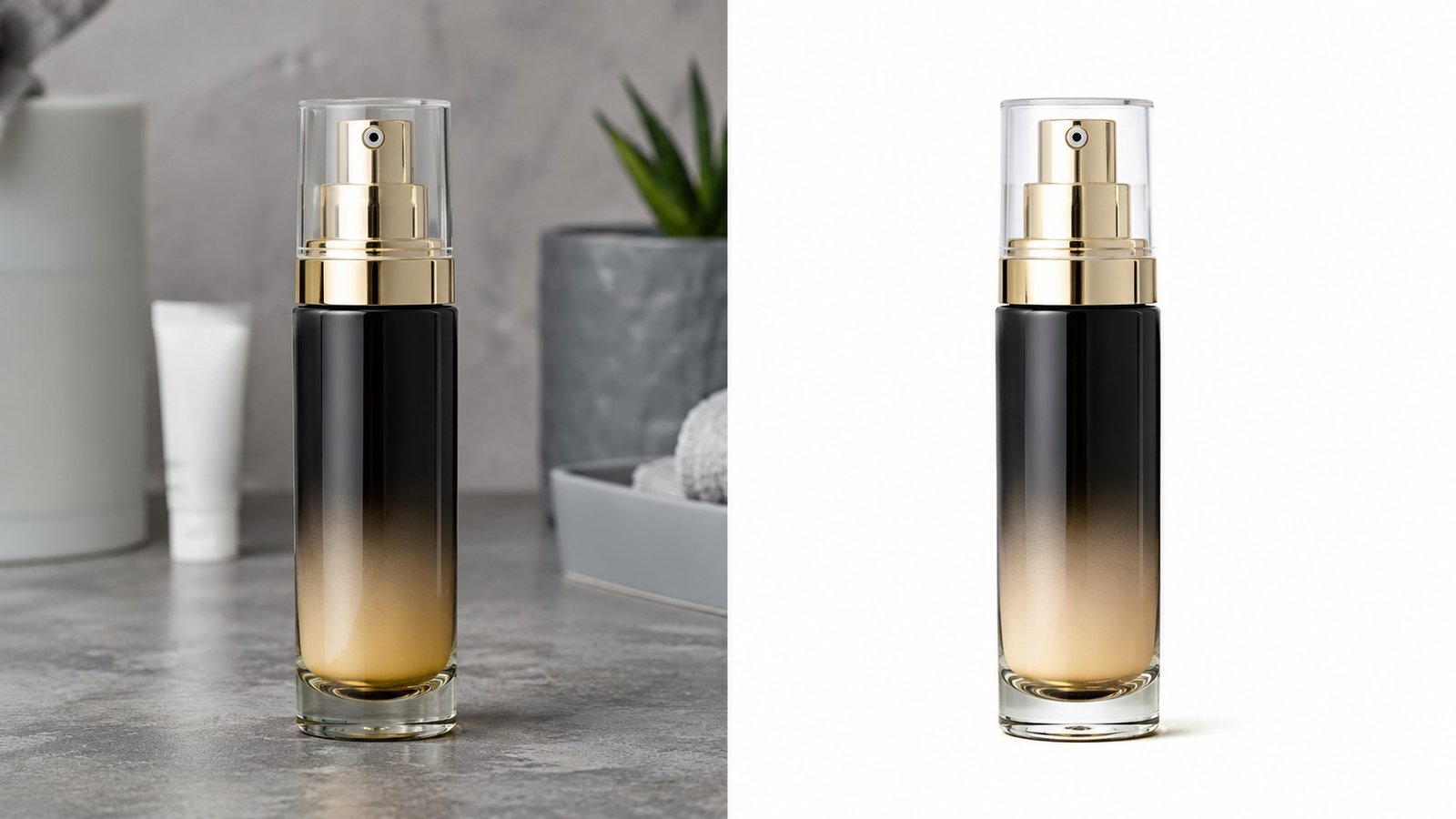 Product contrast vanity vs. minimalism