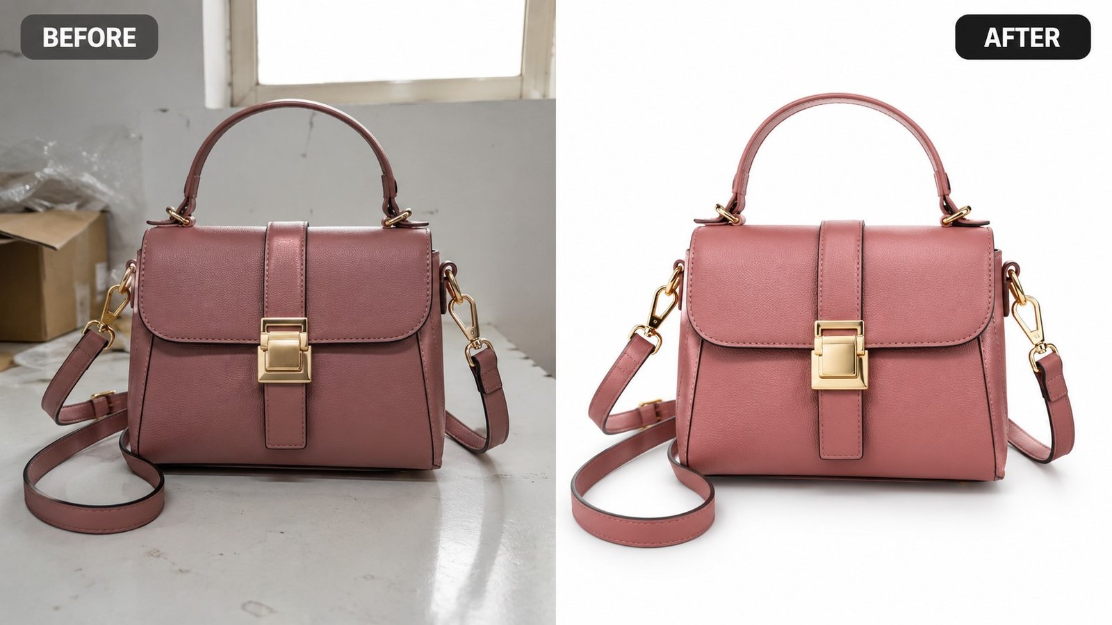 E-Commerce Product Image Editing: Pricing & What to Expect 1 Before and after product editing